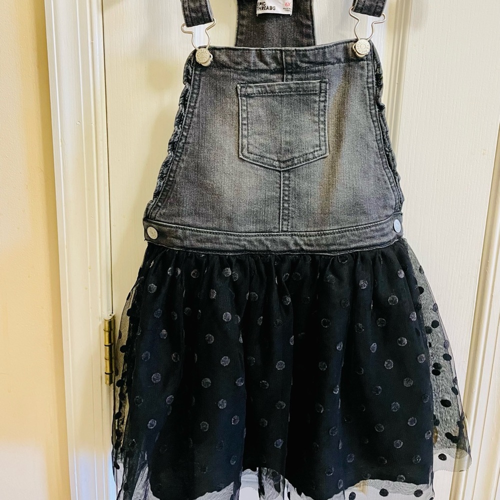 Girls Overall Tutu Dress